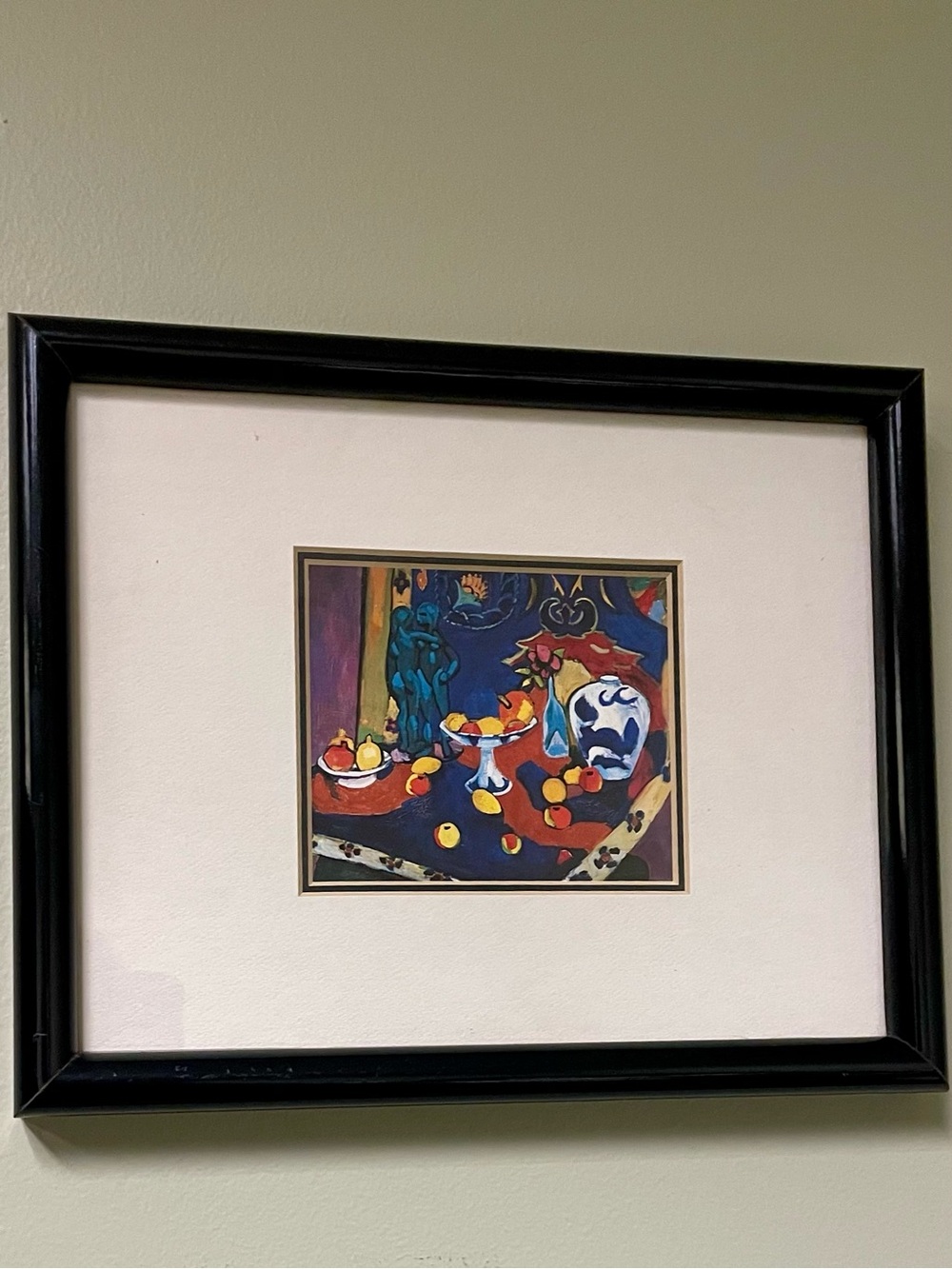 Professionally Framed Henri Matisse’s Fruits and Bronze Print- Vibrant